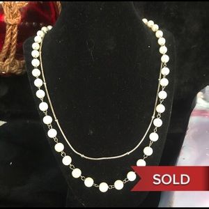 ❌SOLD❌Pearls & 925 Chain Together
